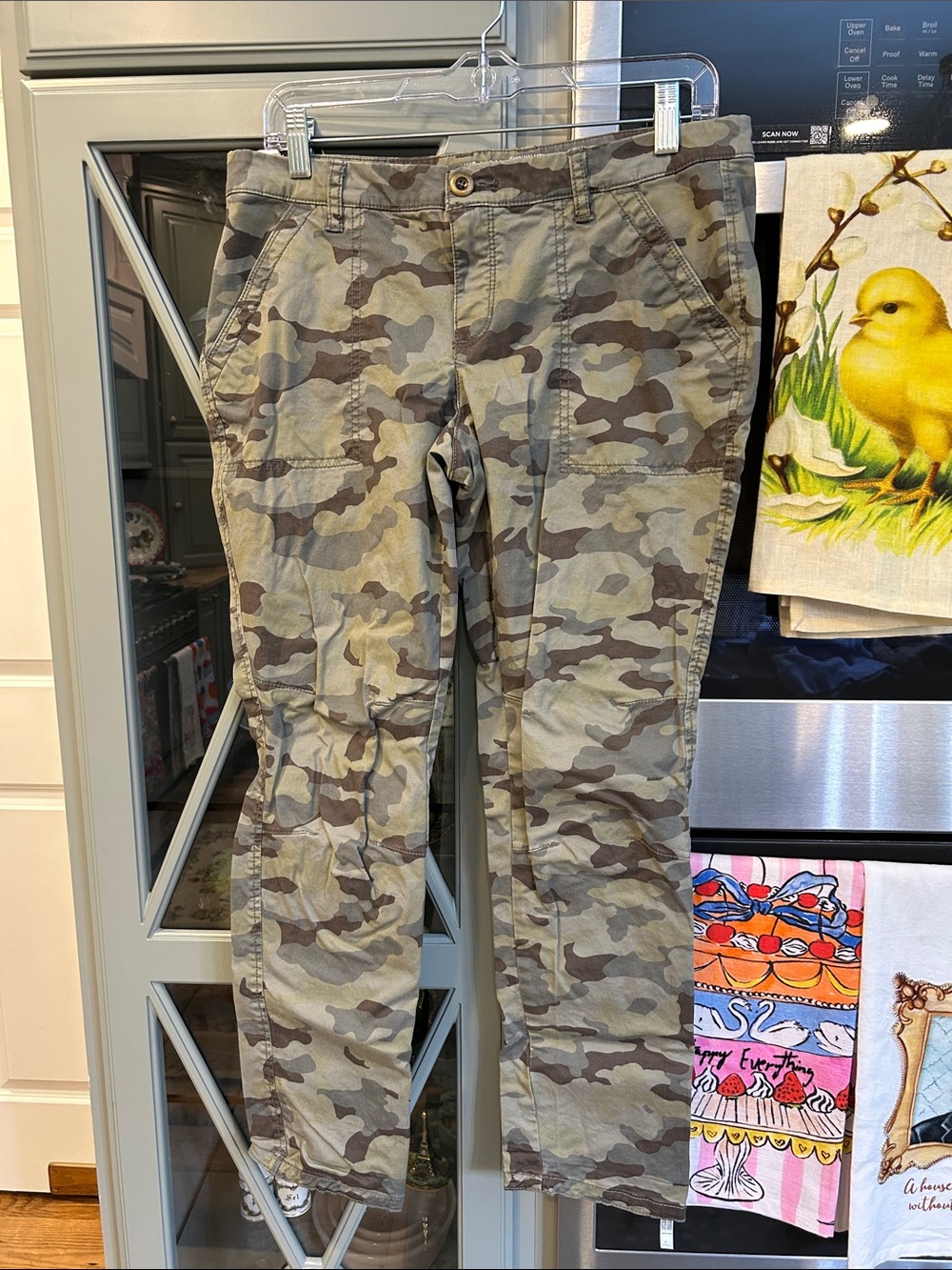 GAP Camo Skinny Utility Khakis 6